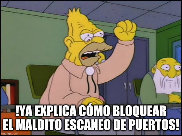 Bloquear escaneo de puertos