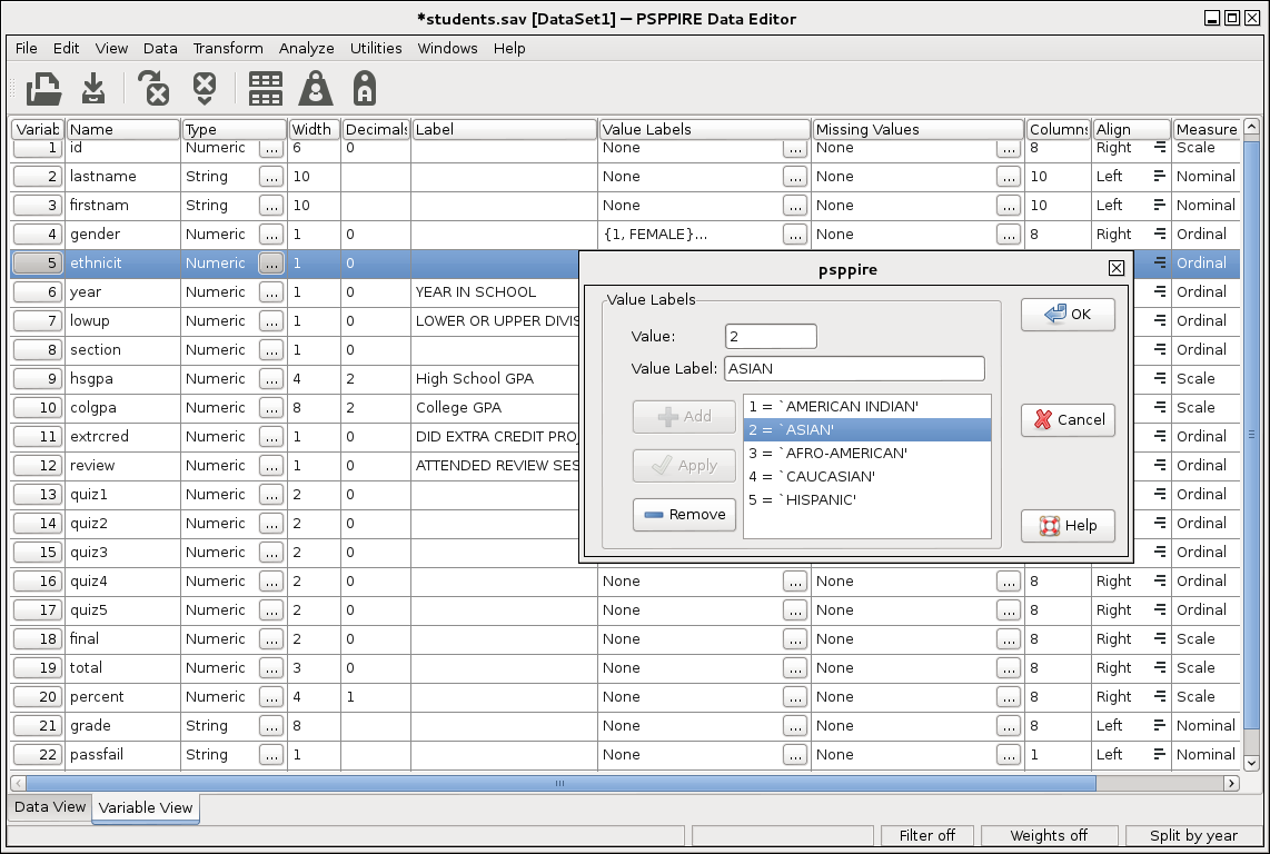 alternativa a SPSS en linux