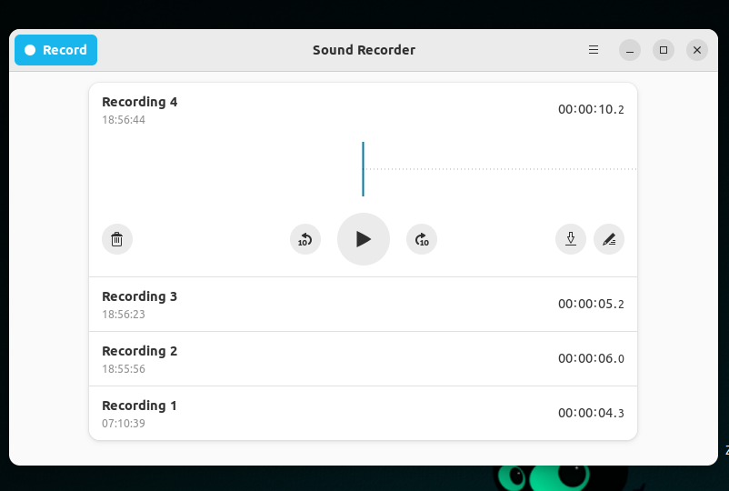 Grabar voz desde micrófono en Ubuntu