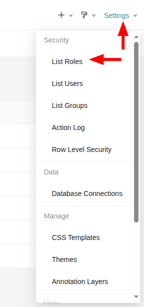 Ajustar roles en Apache Superset