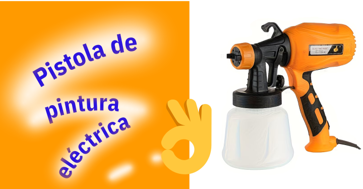 Pistola de pintar eléctrica de Temu