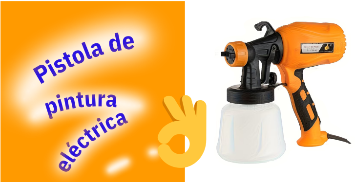 Pistola de pintar eléctrica de Temu
