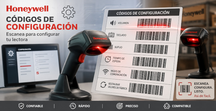 códigos para configurar lector de código de barra