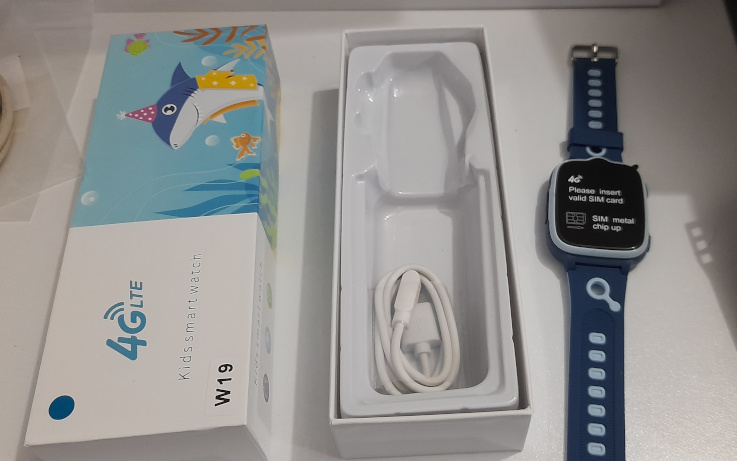 Reloj smartwatch 4G inteligente de TEMU para ni帽o 贸 ni帽a